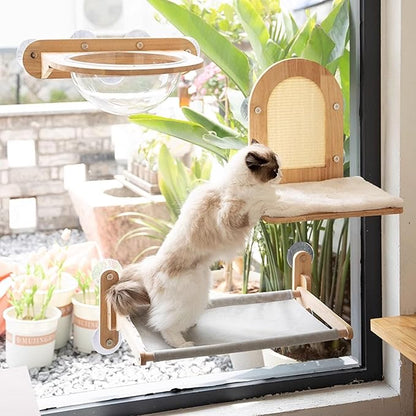 Cat Wall Shelves, Corner Climbing Shelf Perches, Kit Shelf, Suct Cup Support, Load-Bearing 20kg
