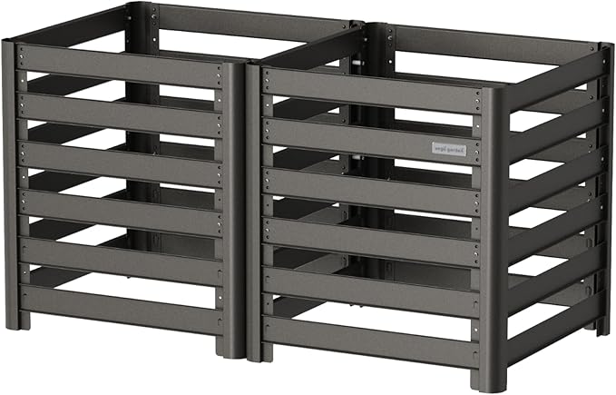 Vego Garden 32" Tall Modular Compost Bin 60" x 30" x 32"