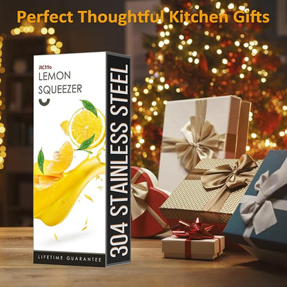 Lemon Squeezer 304 Stainless Steel Large Metal Manual Citrus Juicer