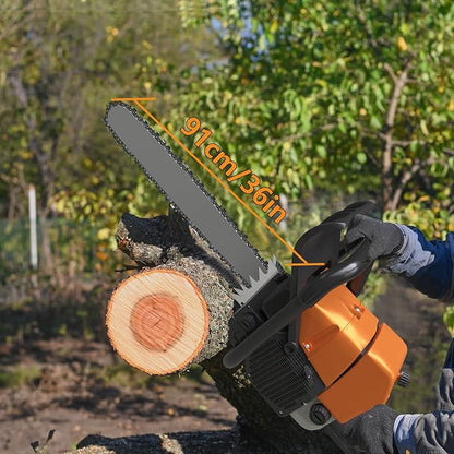 660V 36 Inch Gas Chainsaw for MS660 G660 066 For Stihl G660 NS892, 92cc 2-Cycle 5.2KW 7HP Powerhead with 36" Bar & Chain, OEM Code Compatible, All Parts Replacement