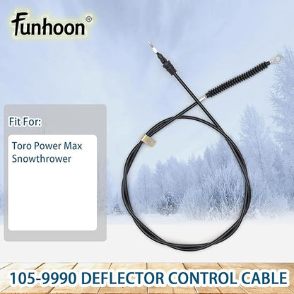 105-9990 Deflector Control Cable for Toro Power Max 726 826 926 928 1028 1128 LE OE LXE OHXE Snow Blowers Replaces 1059990
