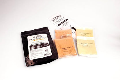 Lucky Jerky Teriyaki DIY Beef Jerky Seasoning and Cure Kit, 6 Oz | Make Your Own Teriyaki Beef Jerky at Home, Traditional Not Overly Sweet Flavor, Seasons 10 lbs of Meat