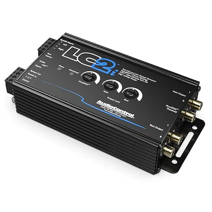 Alpine S2-A60M S Series Mono Class D Subwoofer Amplifier 600W with LC2i 2 Channel Line-Output Converter with AccuBASS Bundle