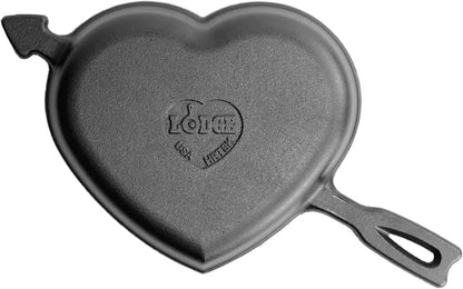 Lodge Seasoned Cast Iron Heart Skillet