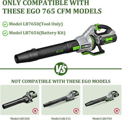 Blower Wall Mount Holder Compatible with EGO 765 CFM Power+ LB7654 LB7650 Leaf Blower, Blower Wall Hanger for Garage & Shed Organization