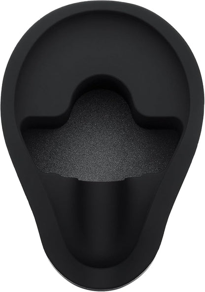 Normcore Portafilter Holder, Portafilter Tamping Station, 304 Stainless Steel With Silicon Espresso Holder Tamper Stand Fits 58mm Espresso Machines Portafilters, Black