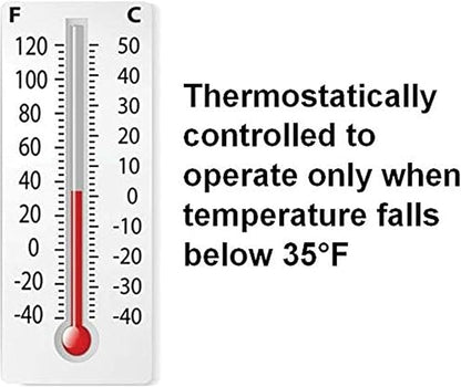 Farm Innovators 125 Watt Heated Base for Double Wall Metal Poultry Founts with 35 Degrees Fahrenheit Temperature and Below, 3 Pack, Metallic