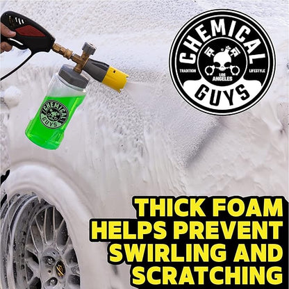 Chemical Guys Big Mouth Max Release Foam Cannon - Pressure Washer Foam Cannon for Car Wash, Home Cleaning, and Boat Wash with 34 oz Bottle