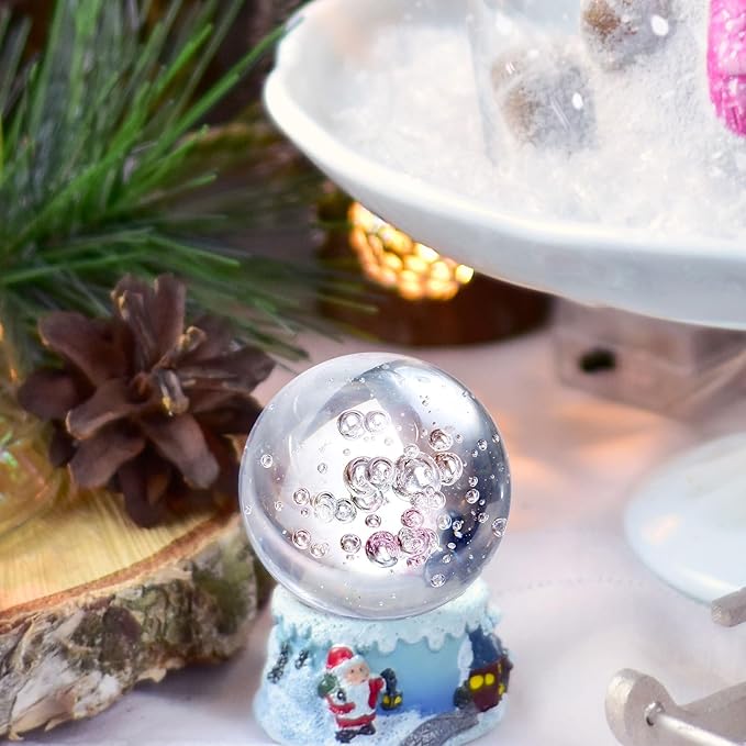 uxcell 50mm/2" Crystal Sphere Ball Glass Solid Decorative Sphere Crystal Ball Prop Ornament for Feng Shui Divination Fortune Telling Tabletop Fountain Decoration, Black