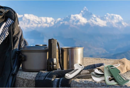 Kitchen Gadgets 6 Piece Set, Camping Cooking Utensils, Green
