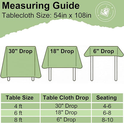 4 Packs Buffalo Disposable Table Cloth, 54 x 108 Inch Waterproof Plastic Tablecloth, Rectangle Blue and White Checkered Table Covers for Picnic, Birthday, Party, Back to School