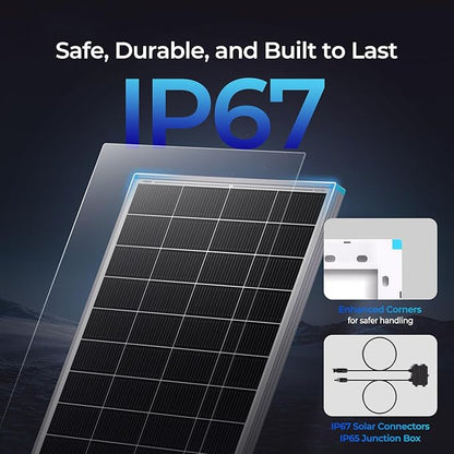Renogy N-Type 400 Watt Solar Panel 24 Volt, 2Pcs 200W Solar Panels 16BB 25% High-Efficiency, PV Module Power Charger for RV Marine Cabin Roof Home Farm Battery and Other Off-Grid Applications