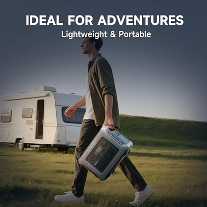ALLPOWERS R1500 LITE with UPS <15ms & 4x1600W AC Outlets 1600W/1056Wh LiFePO4 Station with 650W MPPT for Home, RV, Camping (R1500 LITE)
