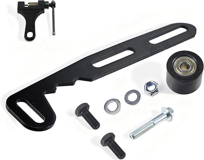 Mini Bike Chain Guard 420 Chain 42 Links with Chain Tensioner Kit for Coleman CT200U CT200U-EX BT200X Baja Warrior MB200 MB165 Massimo for Predator 212cc 196cc 6.5hp 5.5hp minibike Parts