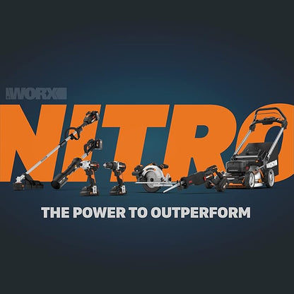 Worx Nitro WG186.9 40V Power Share PRO Attachment-Capable Driveshare 15" Cordless String Trimmer (Tool Only)