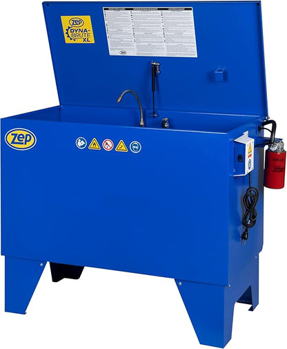 Zep Dyna-Brute XL Heavy-Duty High-Capacity Industrial Parts Washer - PW00270 (1 Unit) - High-Performing Three Stage Filtration System, Keeps Solvents Effective Longer