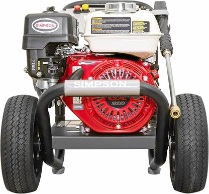 Simpson 61014 3500 PSI at 2.5 GPM Honda GX200 with AAA AX300 Axial Cam Pump Cold Water Professional Gas Pressure Washer PS61002-S