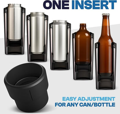 Frost Buddy XL Can Cooler - Fits 12-24 oz Cans (Vanilla Ice Cream) | Keeps drinks chilled 12+ hrs | No sweat, no condensation | Fits slim & standard cans | Durable, portable design