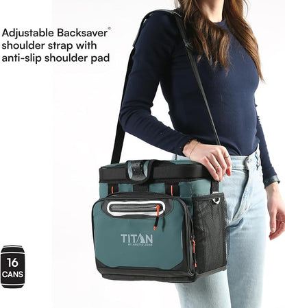 Titan by Arctic Zone Deep Freeze Cooler - Zipperless Hardbody Cooler - Deep Freeze Insulation, HardBody Liner, and SmartShelf