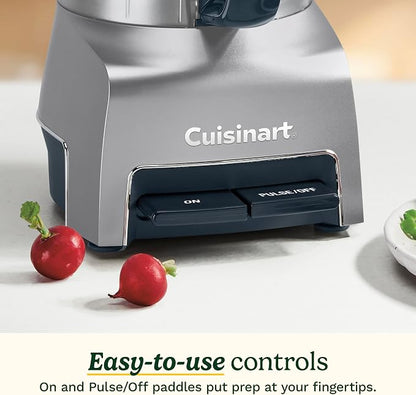 Cuisinart 5‑Cup Chop & Shred Food Processor, Compact Food Chopper, Easy‑Store Design, Silver FP-5