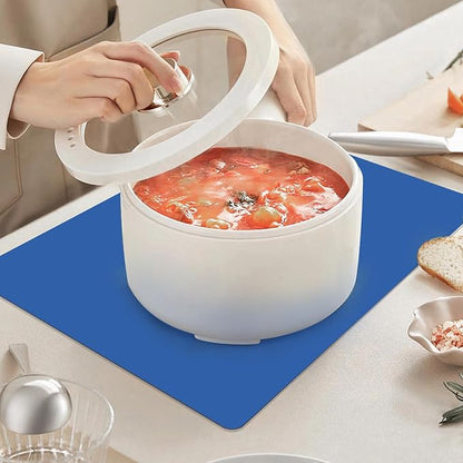 Silicone Placemats, Food-Grade Non-Slip Waterproof, Dining, Countertop Protector, Kitchen Counter Mat, Heat Resistant, Baking mat Dishwasher Safe