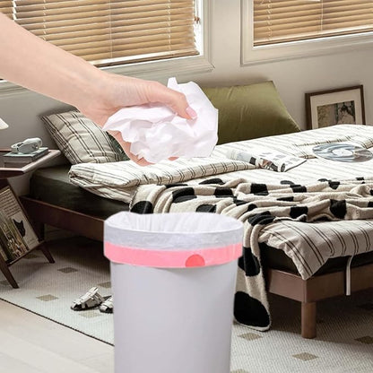 4 Gallon Trash Bag Drawstring, Small Garbage Bags, 1.2Mil Thickness, 45 * 50cm, 5.5g/pcs, Pack of 60 Pcs, Unscented, Black