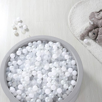 TRENDPLAY Plastic Balls for Ball Pits 2.2 Inch, Pack of 50 100 200 500 Hollow Balls, Perfect for Toddler Baby Pools,Party,Festival Decoration