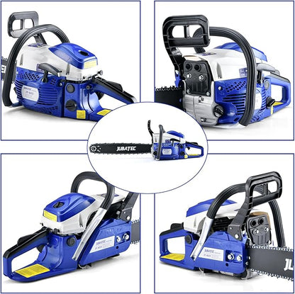 58cc Gas Chainsaw 2-Cycle Engine Gas Powered Chainsaws 20 Inch Petrol Handheld Cordless Gasoline Chain Saw for Cutting Wood Tree Trimming Farm Garden