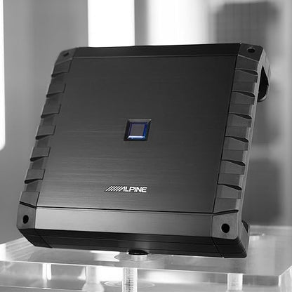 Alpine S2-A60M S Series Mono Class D Subwoofer Amplifier 600W with LC2i 2 Channel Line-Output Converter with AccuBASS Bundle