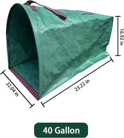 Leaf Dustpan, Leaf Collector, Large Yard Dustpan-Type Lawn and Leaf Bags Reusable, Leaves Collector, Garden Bags for Leaves, Debris, Grass, Clippings, Lawn Trash 40Gallon