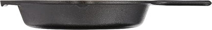 Lodge 8 Inch Pre-Seasoned Cast Iron Stamped Skillet - Signature Teardrop Handle - Use in Oven, on Stove, on the Grill, or Over a Campfire - Deer (Pack of 3)