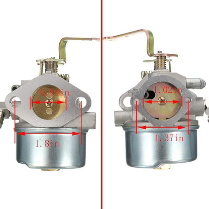 Compatible with New 640152 Carburetor + 33268 Air Filter+ Spark Plug for Tecumseh 640152A 640023 640051 640140 640152 HM80 HM90 HM100 8-10 HP Engine Snow Blower Mower 5000w Generator