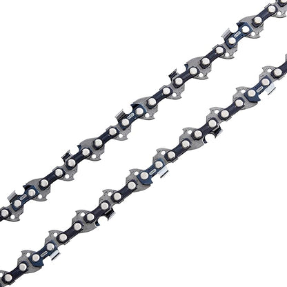 KAKEI 10 Inch Chainsaw Chain 3/8" LP Pitch .043" Gauge 40 Drive Links, Fits Milwaukee M18 FUEL Pole Saw, Ryobi P546, Worx WG322, LCS1020, CMCCS610D1 - R40 (3 Chains) - Semi Chisel
