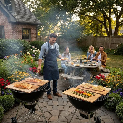 12pk Cedar Planks for Grilling Salmon,11"x 5" Better Smoking, Add Smoky Flavor to Salmon, Veggies, Restaurant Quantity