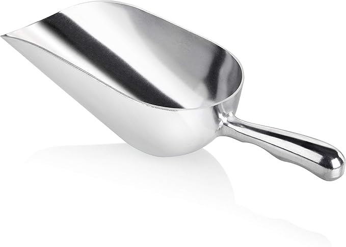 New Star 34585 Cast Aluminum Utility Scoop, 58-Ounce