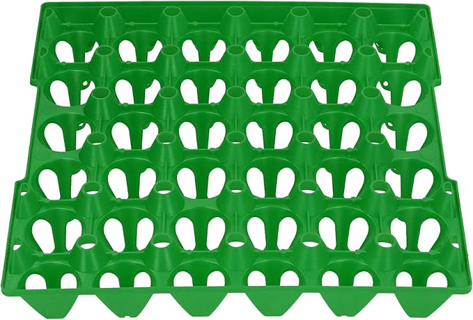 ZJchao Egg Crate, Egg Cartons 5PCS Flats 30 Cell Egg Crates Holder Tray Plastic Egg Crate Stackable Egg Cartons Hold Multiple Eggs Home Farm Supplies for Storing, Sorting, and Shipping