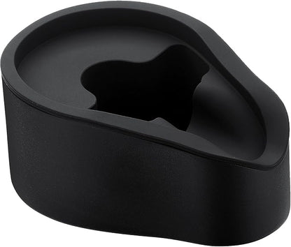 Normcore Portafilter Holder, Portafilter Tamping Station, 304 Stainless Steel With Silicon Espresso Holder Tamper Stand Fits 58mm Espresso Machines Portafilters, Black