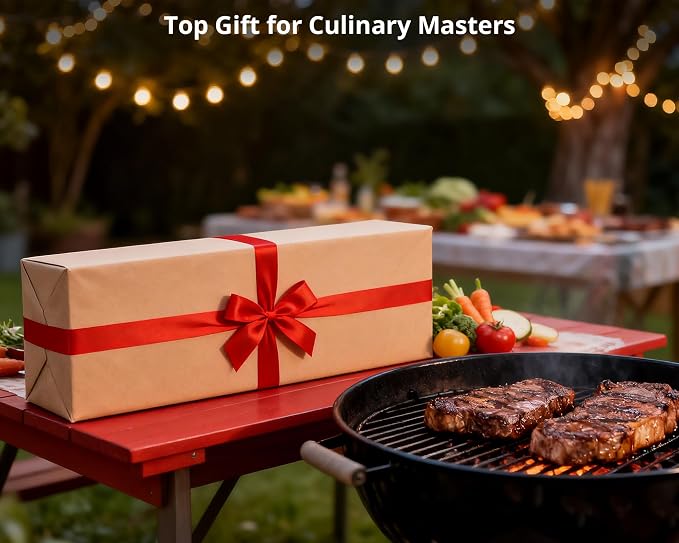 Sondiko Powerful Grill & Cooking Propane Torch L8010, Black & Grey | Sous Vide, Campfire Starter, Adjustable Weed Torch Burner for Searing Steak, BBQ & DIY, Propane Tank Not Included