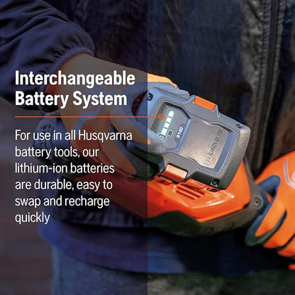 Husqvarna 330iKP Combi Switch + Pole Saw Attachment, 10-Inch Electric Pole Saw with 4 Ah Battery and Charger Included, 970701205