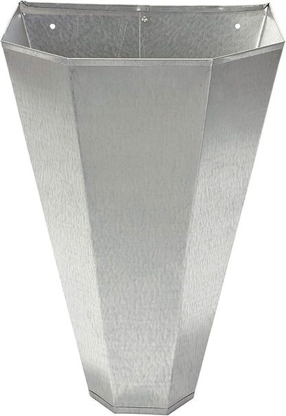 Little Giant RC2 Galvanized Steel Medium Poultry Restraining Flat Back Design Funnel Cone for Chicken, Birds, and Turkeys up to 10 Pounds, (2 Pack)