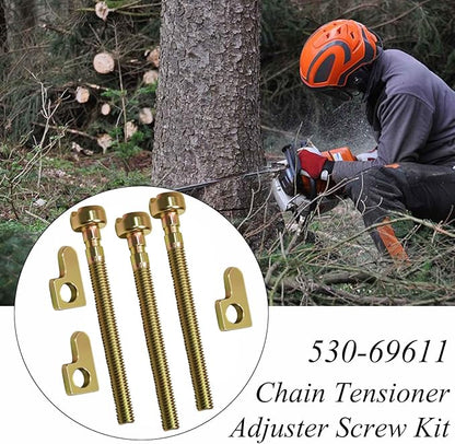 Notos Chain Tensioner Adjuster Screw Kit for Poulan Craftsman 530016110 530015826 530069611 Chainsaws (3 Set)