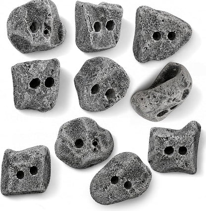 10 Large Screw On Rock Climbing Holds for Rock Wall Grips Made in USA | Rock Climbing Holds for Indoor Outdoor Play Set, Garage Gym, Bouldering, Trees - Rocky Mountain Climbing Gear