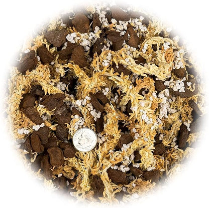 Premium Sphagnum Moss, Perlite and New Zealand Pine Bark Blend for Carnivorous Plants - Perfect for Venus Fly Traps, Pitcher Plants, Sarracenia, Butterworts, and Sundews by GARDENERA - 5 Quart Bag