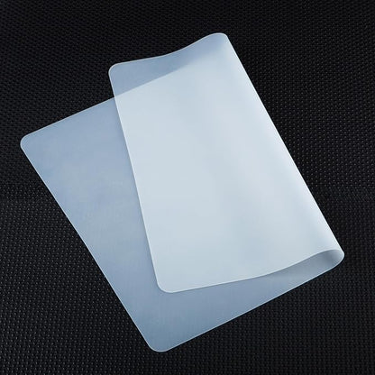 Extra Large Silicone Mats for Crafts: Heat Resistant Non-Slip 19.7" x 29.5" | Nonstick Easy to Cut Clear Silicone Sheet - Translucent Countertop Protector Pad for Jewelry Epoxy Resin Glitter DIY 1 Pcs