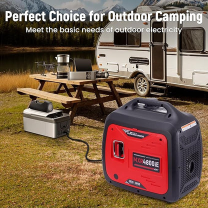 maXpeedingrods 4800W Gasoline Inverter Generator, Electric Start and Remote Start, Gas Powered Generator for Outdoor Camping, Home Backup, EPA Compliant