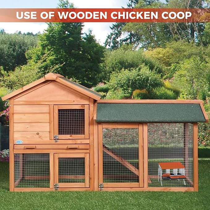 3-Compartment Metal Chicken Nesting Box with Stand – Heavy Duty Poultry Nest Box, Removable Tray & Waterproof Roof – Non-Slip Base, Easy Egg Collection & Wall Mountable – for Backyard, Farm Coop (Oran