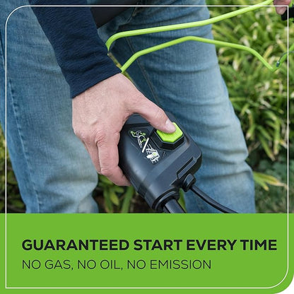 Greenworks 48V (24V x 2) 17" Brushless Mower+12" String Trimmer +320CFM Blower,(2) 4.0Ah Batteries and 2A Dual Port Charger