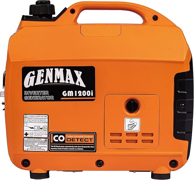 GENMAX Generator，EPA Compliant, Eco-Mode Feature, Ultra Lightweight for Backup Home Use & Camping