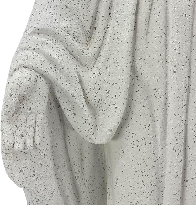 Galt International Virgin Mary Praying Blessed Mother of Grace Garden Statue Terrazo-Style 32" Religious Resin Statue Holy Queen of Heaven