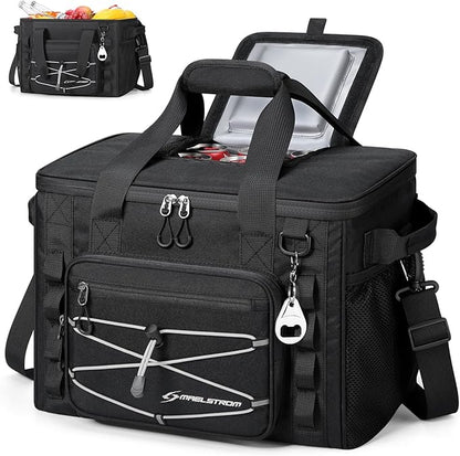 Maelstrom 30/40 Can Soft Cooler Bag, Leakproof Insulated Ice Chest | 24h Cold (With Ice), 5-Layer Insulation, Multi-Pockets ,Lightweight,Perfect For Camping, Beach, Hiking, Kayaking, Road Trips